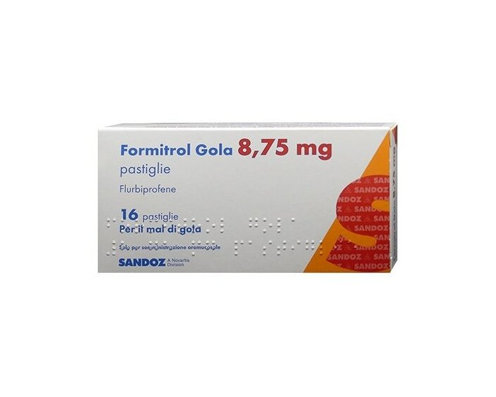 FORMITROL GOLA 16PASTL 8,75MG