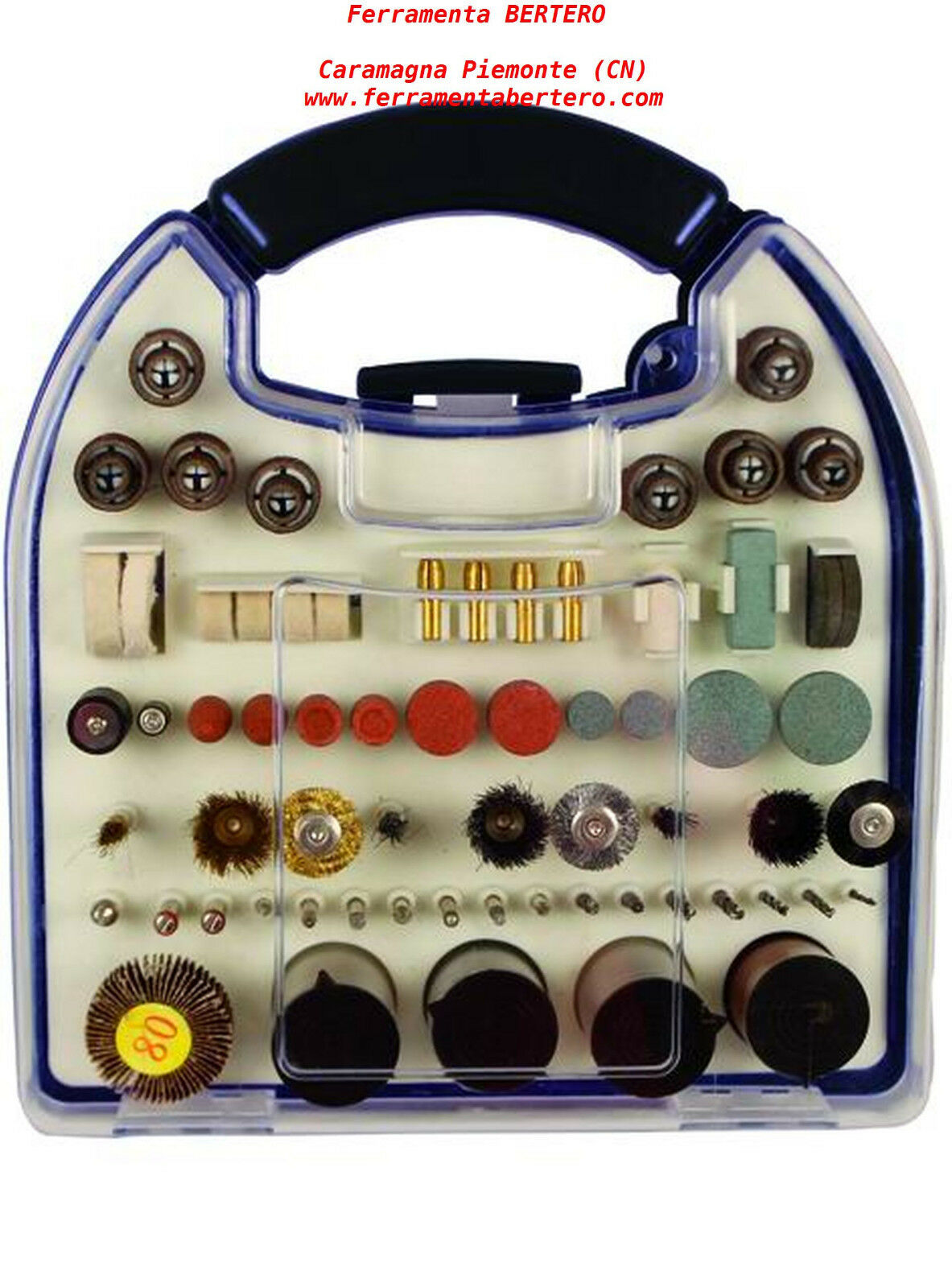 KIT 180 PEZZI ACCESSORI PER MINI TRAPANO