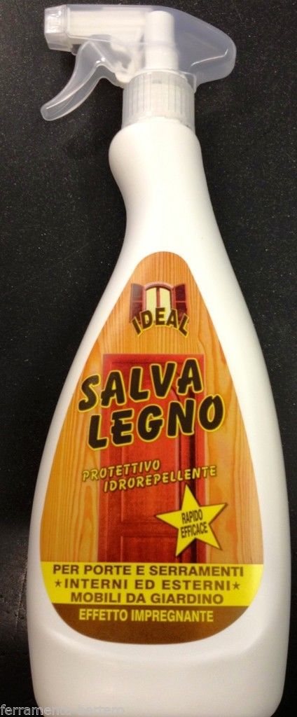 PROTETTIVO RAVVIVANTE DETERGENTE SERRAMENTI LEGNO SPRAY 750ml EFF. IMPREGNANTE