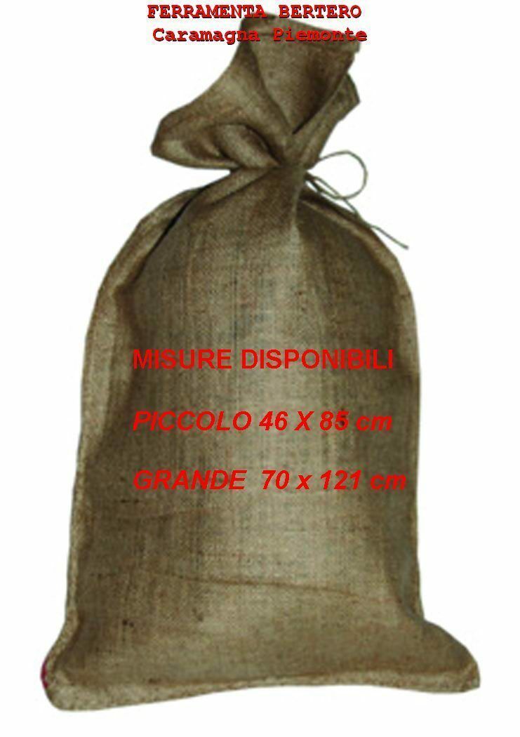 SACCO - SACCHI  JUTA - IUTA caffe caffeÃ¨ - agricolo  COLORE AVANA 46x84 cm