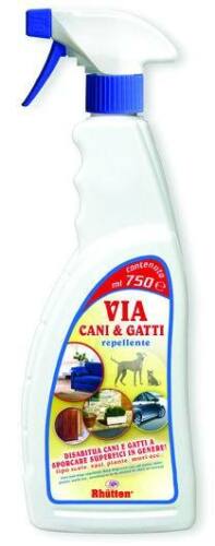 REPELLENTE SPRAY RHUTTEN CANI/GATTI 750 ML