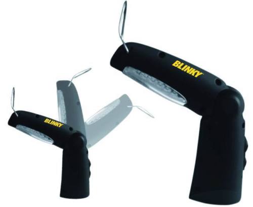 TORCIA PIEGO A LED - BATTERIA LITIO - BASE CALAMITATA