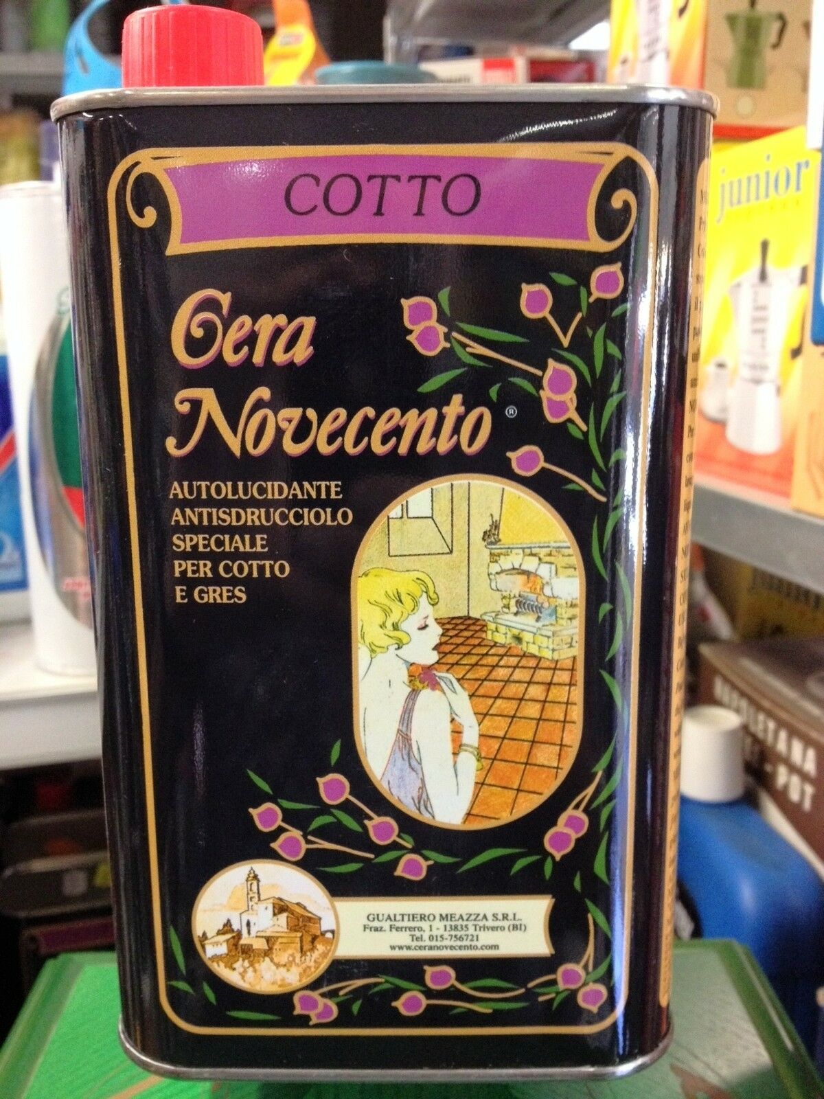 CERA LIQUIDA per COTTO E GRES NOVECENTO TRASPARENTE - NEUTRA LITRI 1 COD.  K920