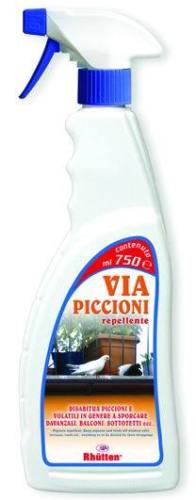 REPELLENTE SPRAY RHUTTEN  PICCIONI 750 ML