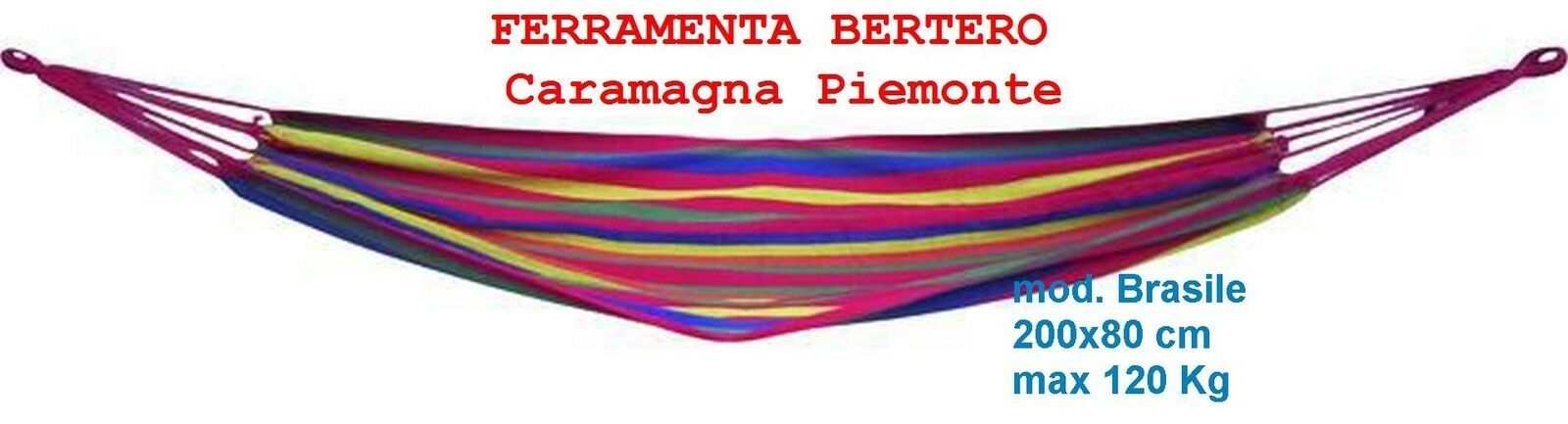 AMACA - AMACHE  BLINKY MODELLO BRASILE A TELO POLIESTERE / COTONE CM. 200X80