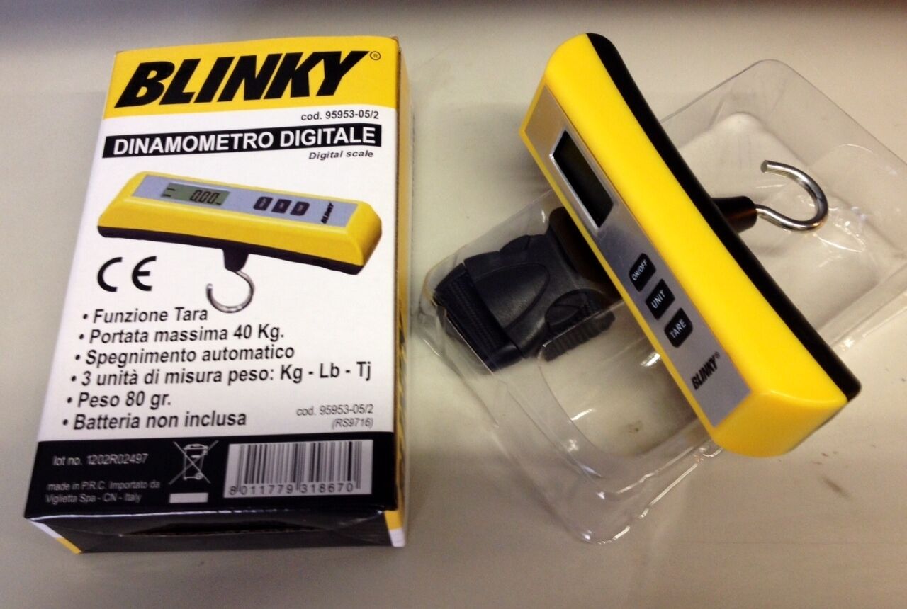 BILANCIA DINAMOMETRI DIGITALI PORTATILE PESO MAX 40 Kg