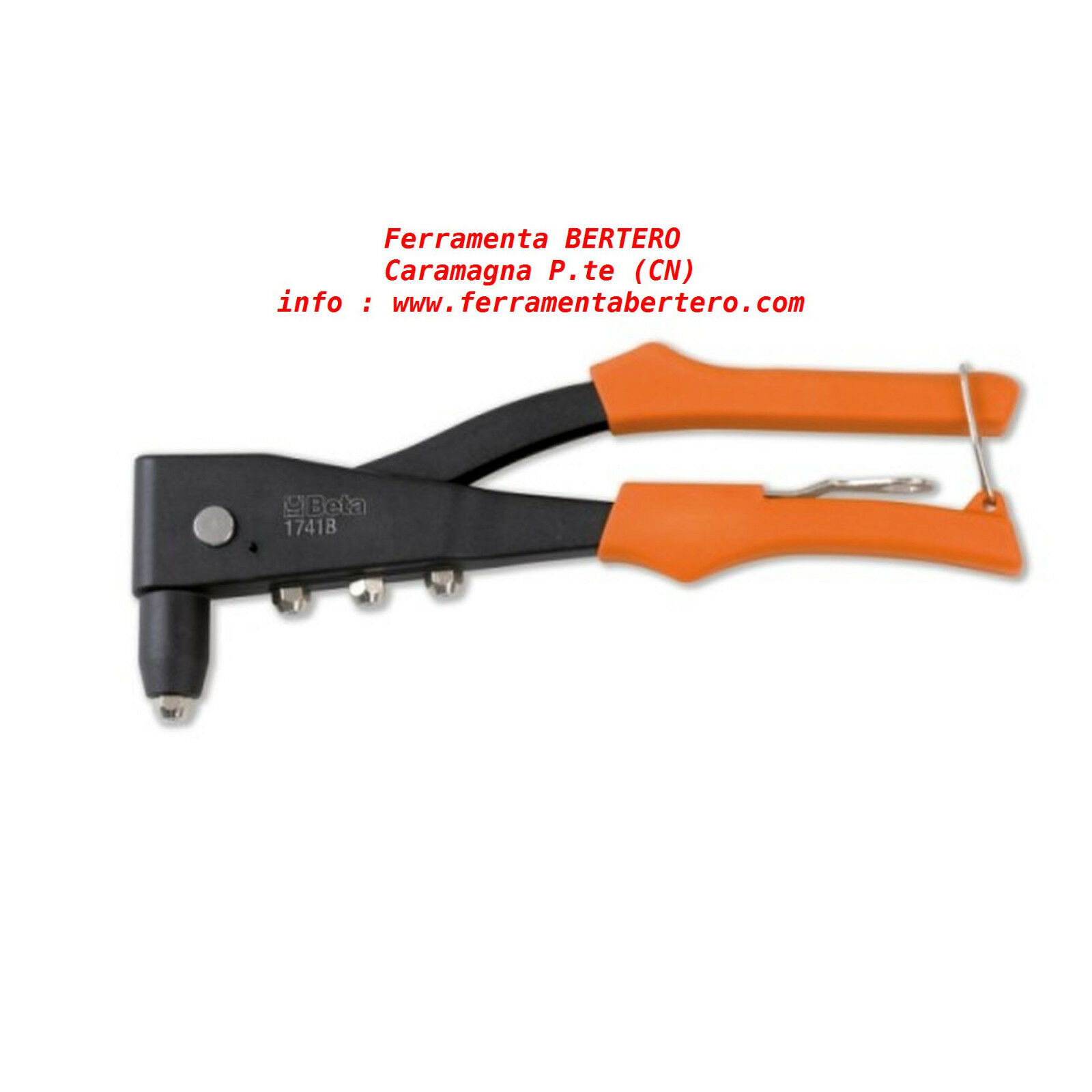 BETA 1741B RIVETTATRICE MANUALE 4 TESTINE IN LEGA