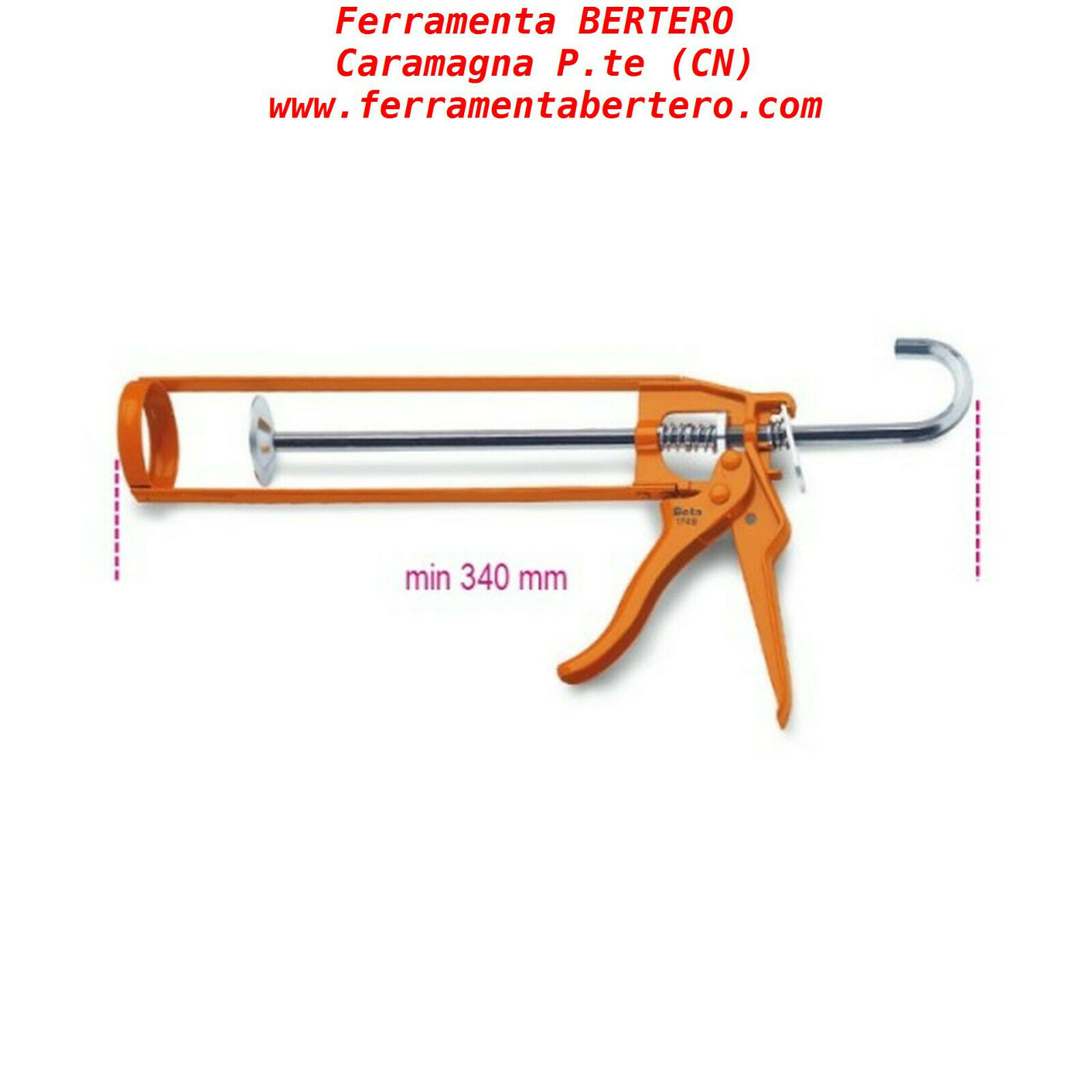Pistola silicone Beta Tools 1749 silicone sigillanti e ancoranti chimici