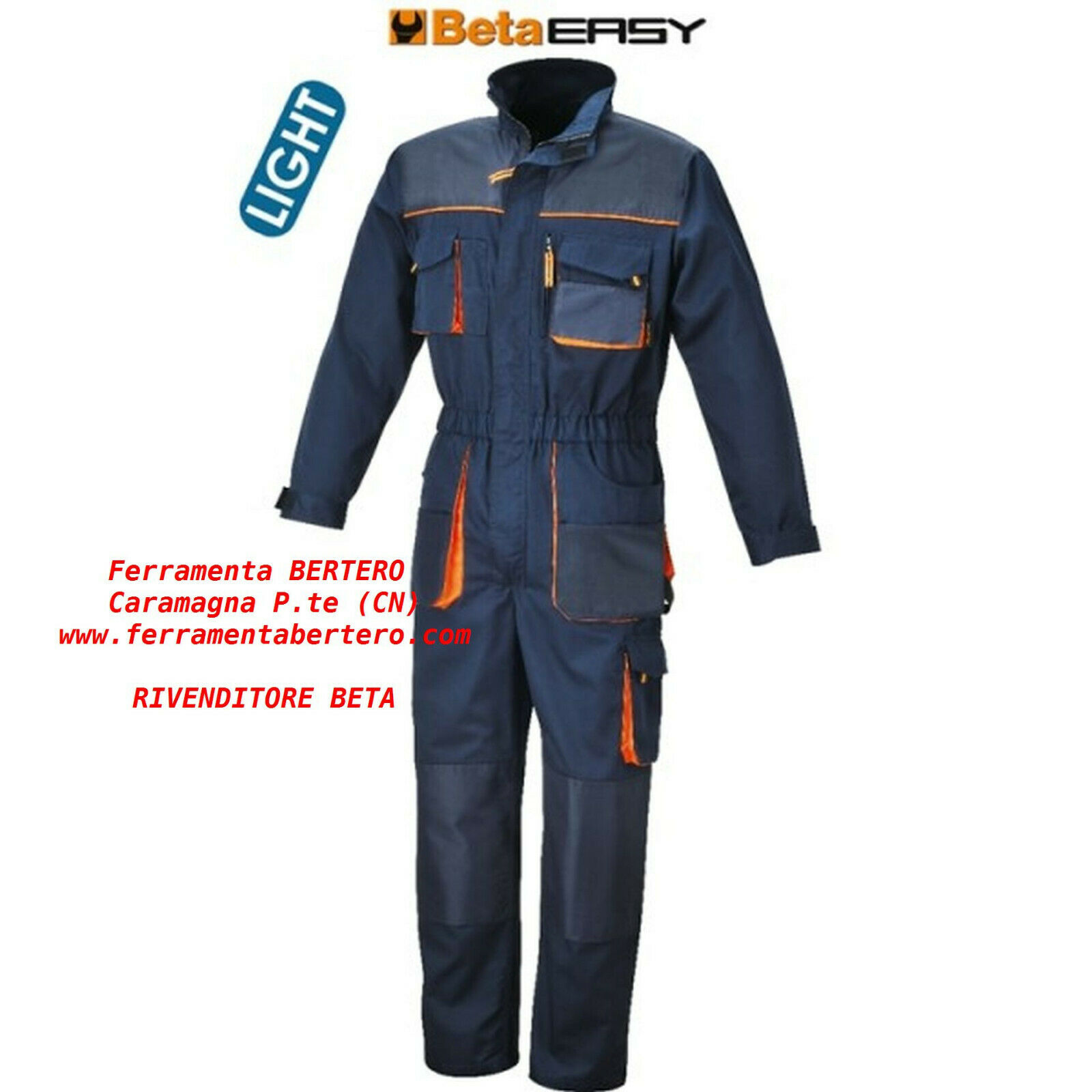 Tuta leggera da lavoro BETA 7865E IDEALE MECCANICO GOMMISTA AGRICOLTURA OFFICINA